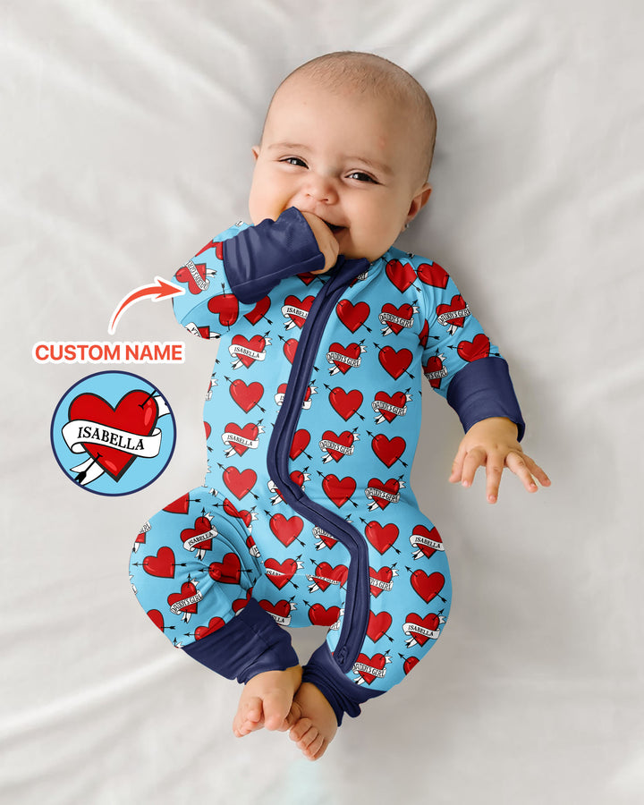 Gerippte Babykleidung mit individuellem Foto - Weich &amp; Skizzenhaft
