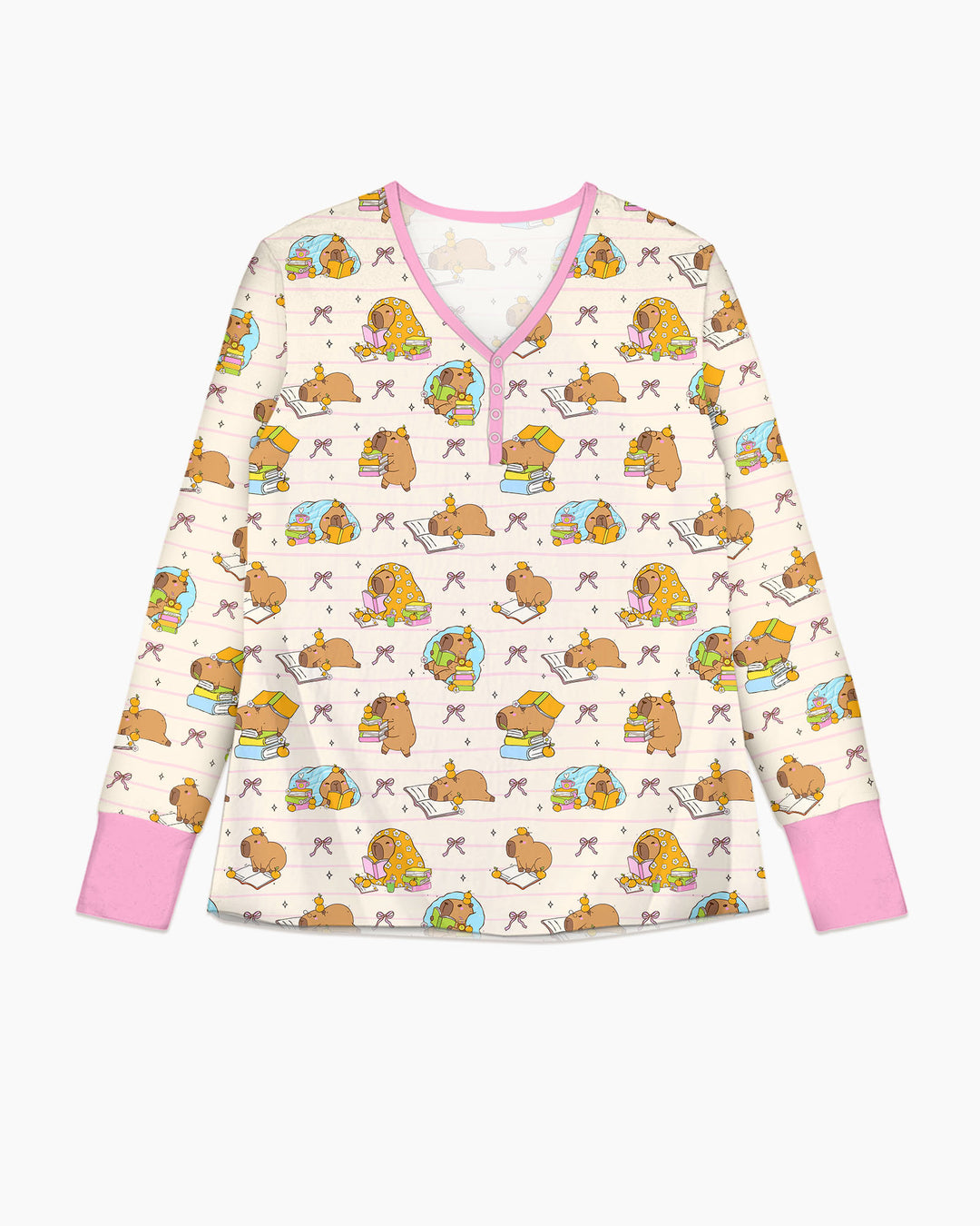 Vorlage Bambus Damen Pyjama Set