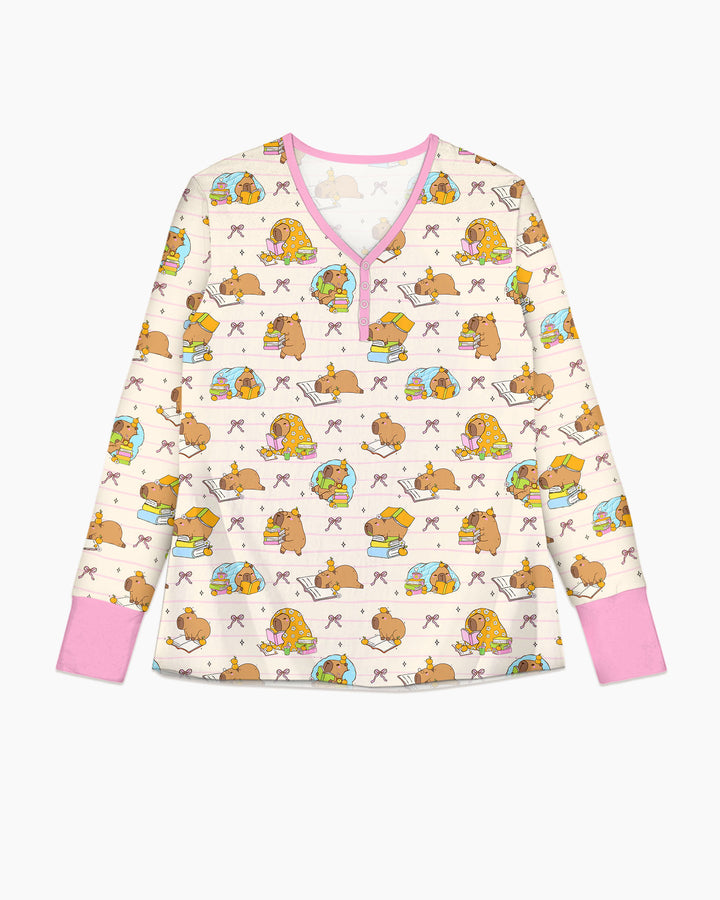 Vorlage Bambus Damen Pyjama Set