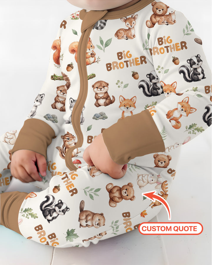 Gerippte Babykleidung mit individuellem Foto - Weich &amp; Skizzenhaft