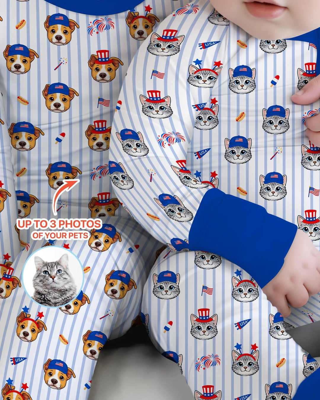 Gerippte Babykleidung mit individuellem Foto - Weich &amp; Skizzenhaft