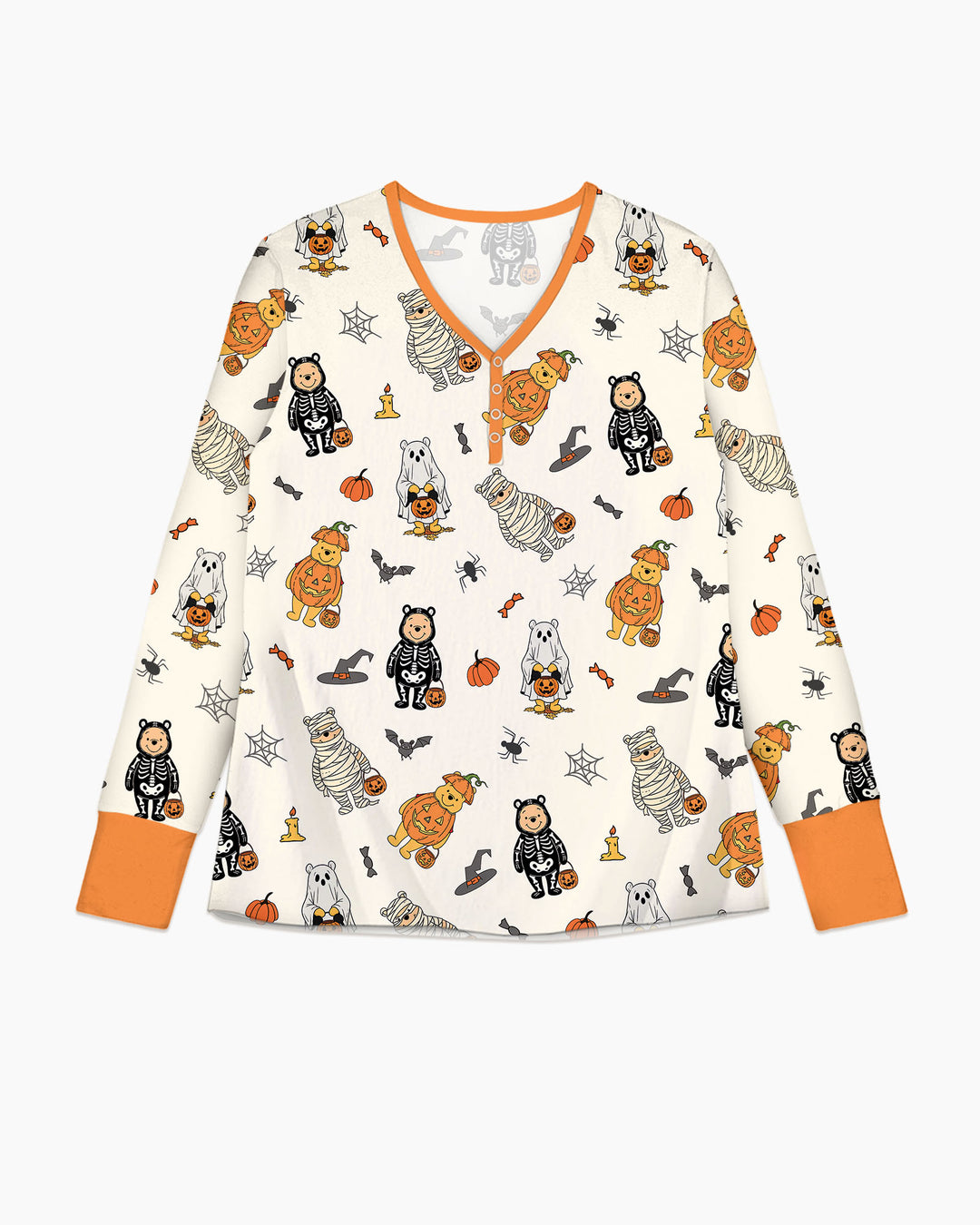 Retro Trick Or Treat Bamboo Women Pajama Set