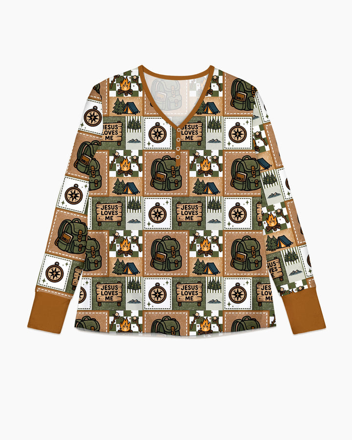 Vorlage Bambus Damen Pyjama Set
