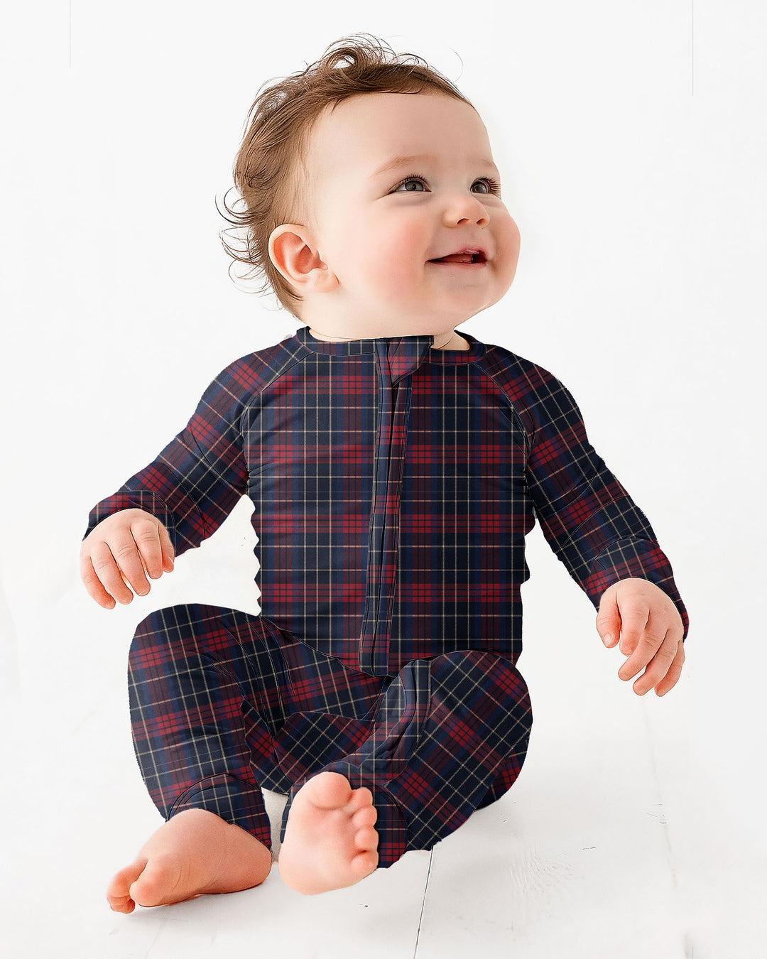 North Pole Plaid Bamboo Convertible Zippy