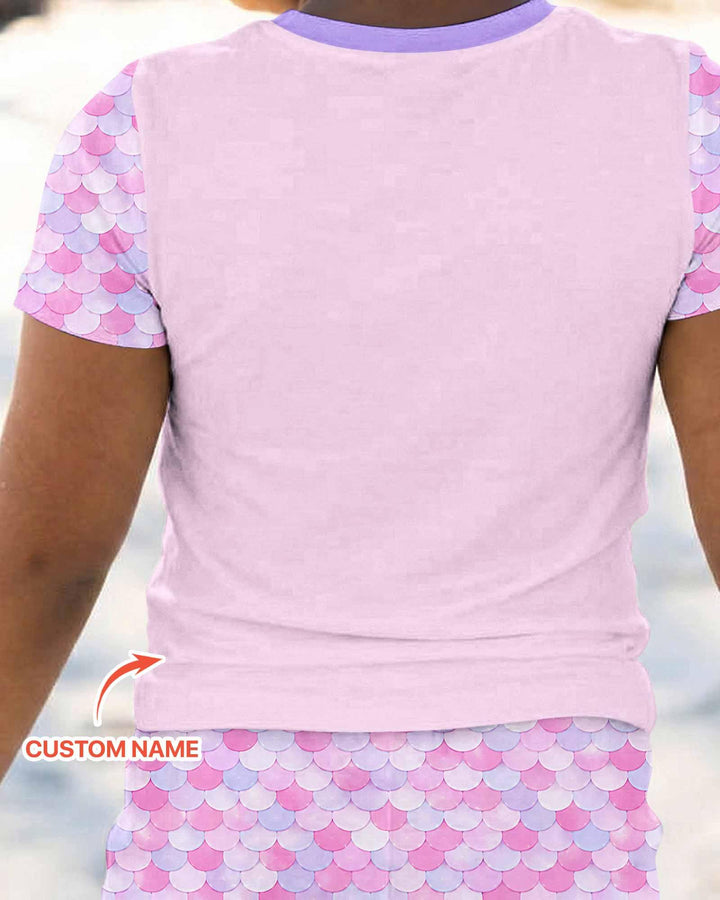 Zweiteiliges, kurzärmliges Pyjama-Set mit Marienkäfern