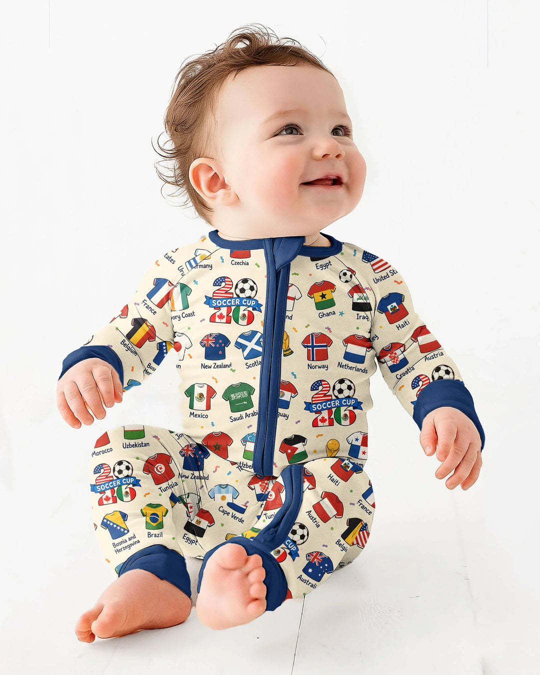 Gerippte Babykleidung mit individuellem Foto - Weich &amp; Skizzenhaft