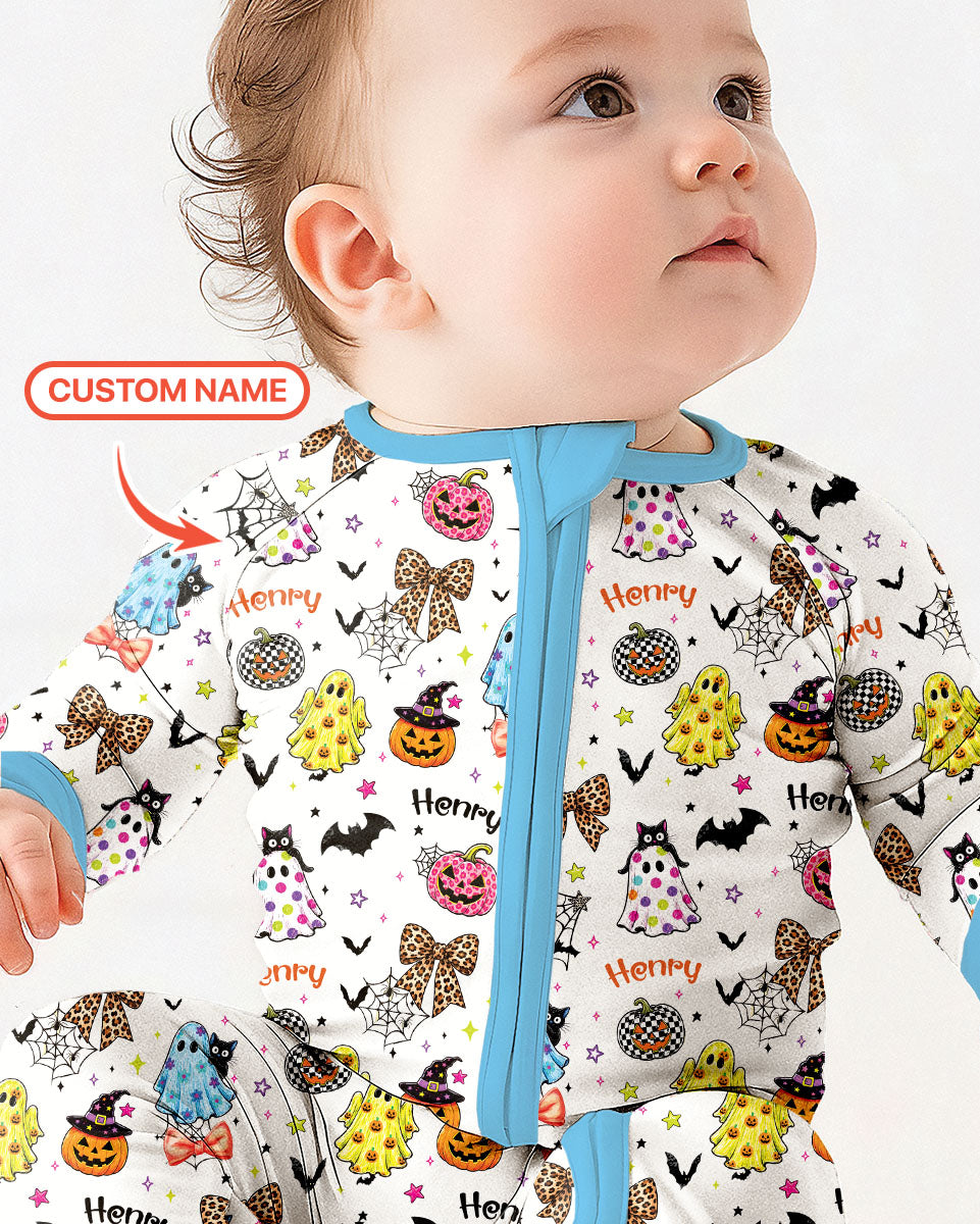 Custom Name Coquette Summerween Bamboo Convertible Zippy