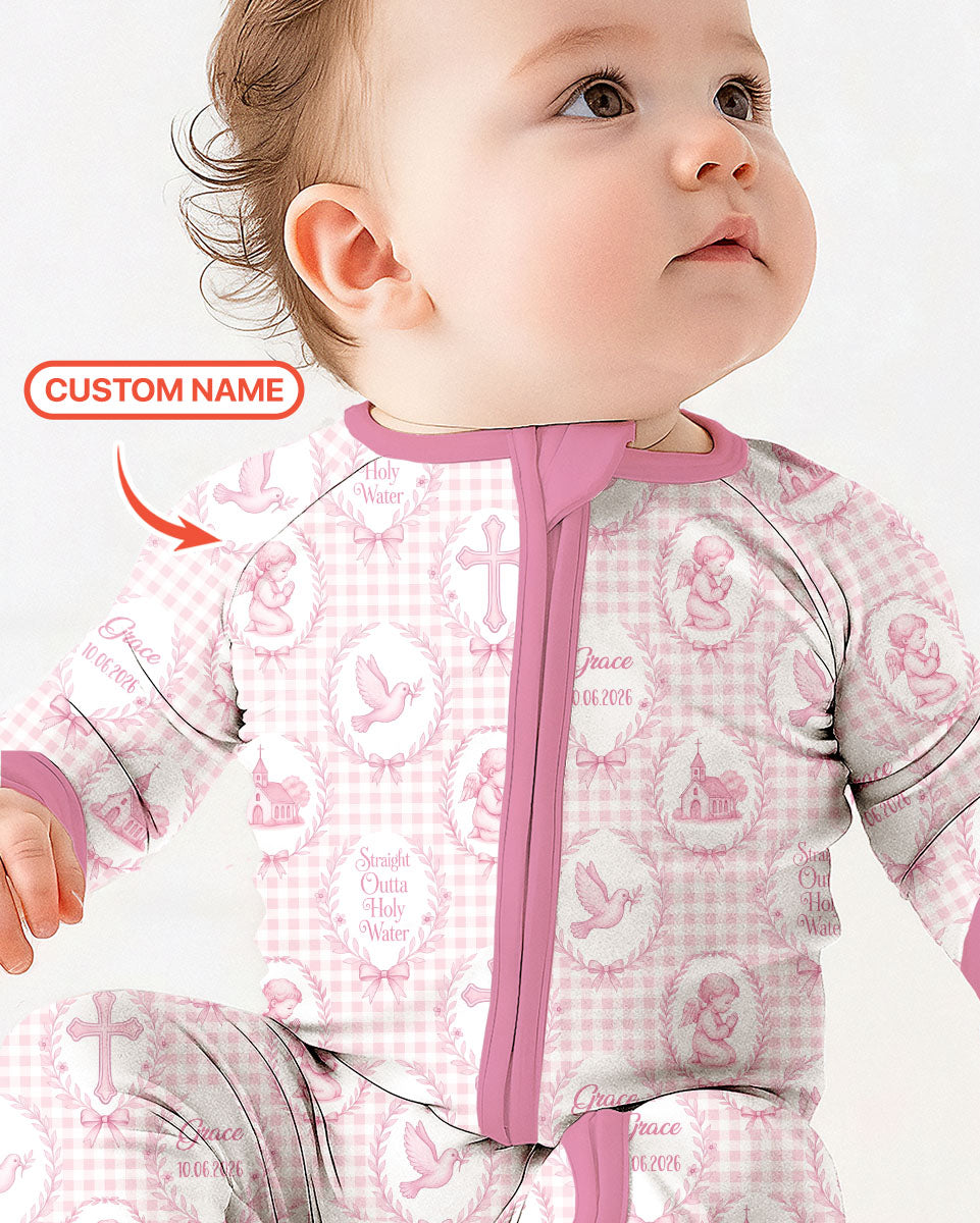 Gerippte Babykleidung mit individuellem Foto - Weich &amp; Skizzenhaft