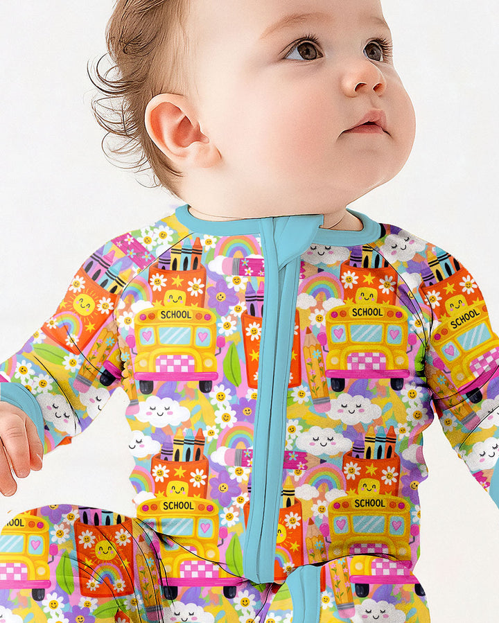 Retro Happy Classroom Bamboo Convertible Zippy