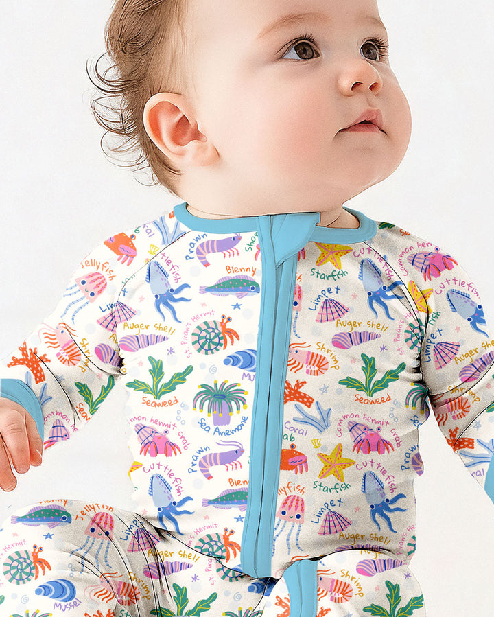 Tide Pool Pals Bamboo Convertible Zippy
