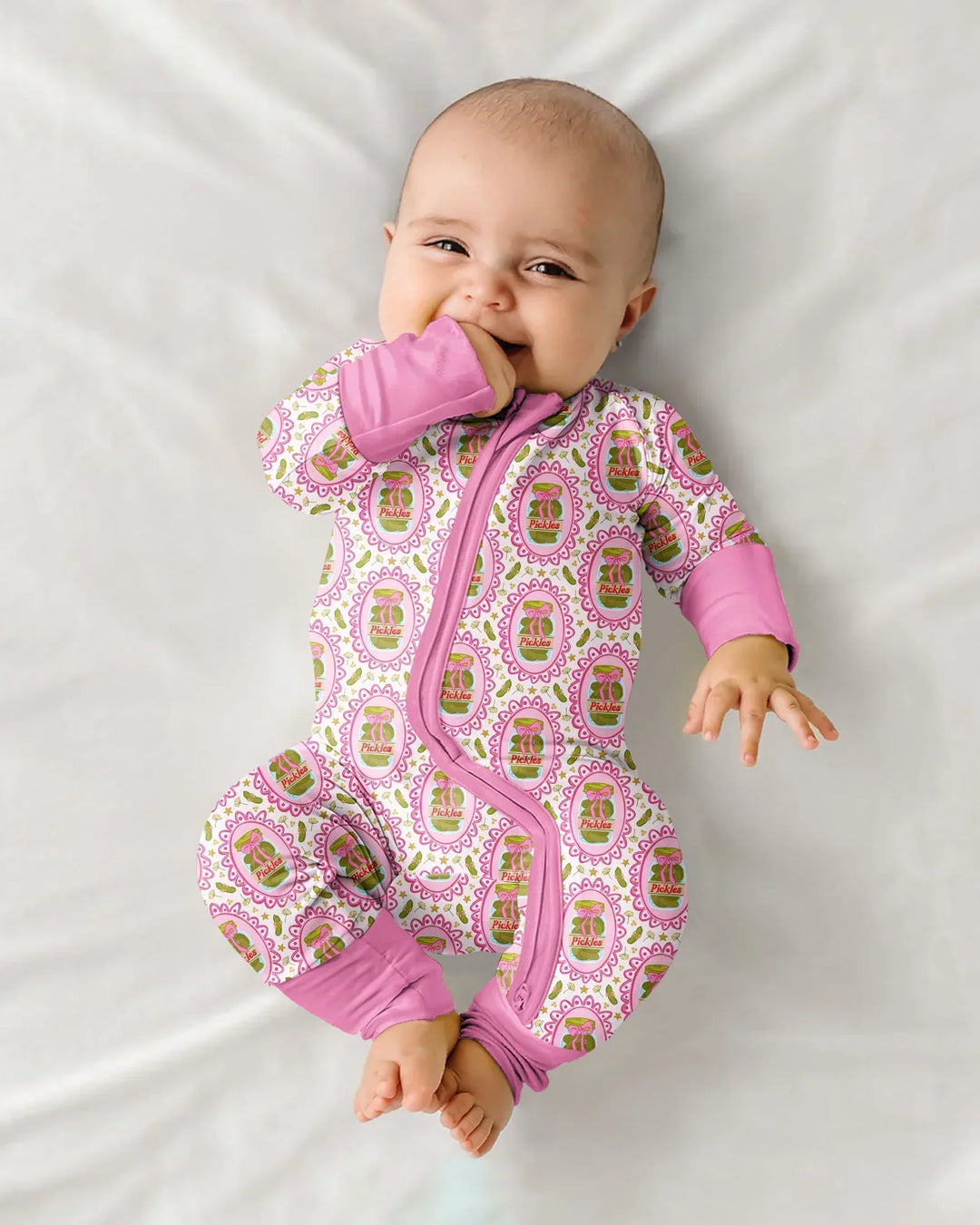 Gerippte Babykleidung mit individuellem Foto - Weich &amp; Skizzenhaft
