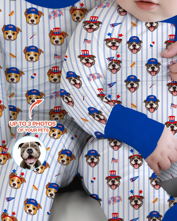 Gerippte Babykleidung mit individuellem Foto - Weich &amp; Skizzenhaft