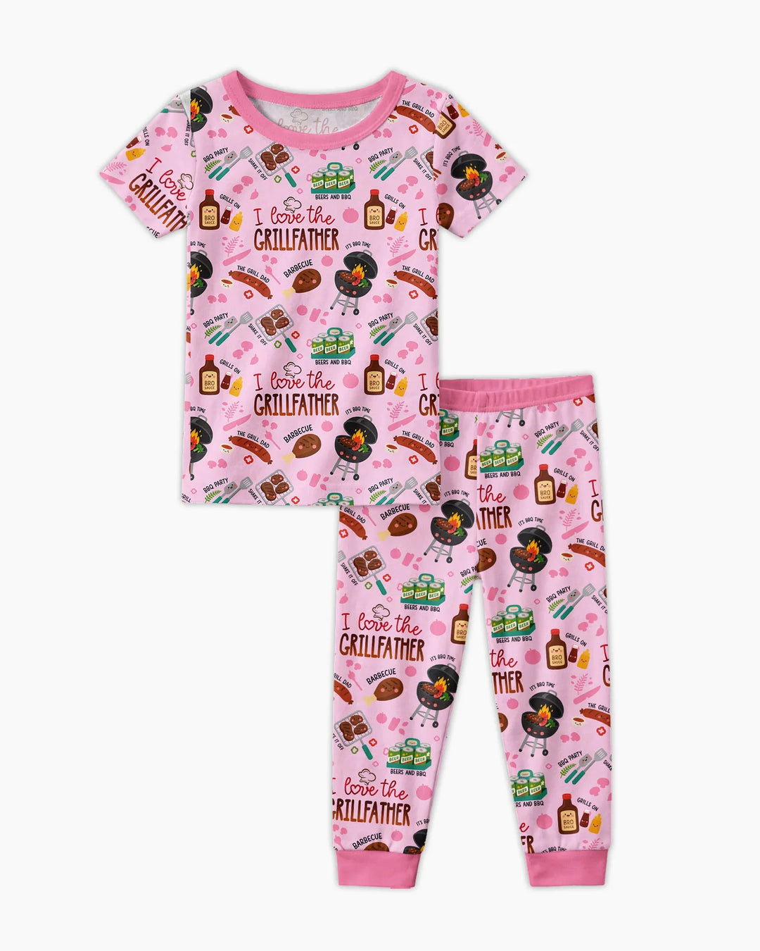 Zweiteiliges, kurzärmliges Pyjama-Set mit Marienkäfern