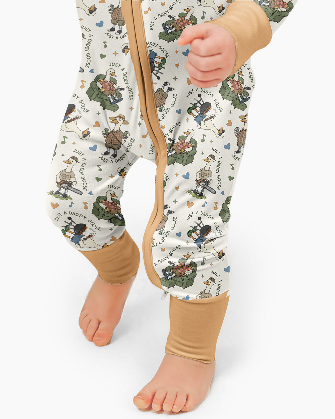 Gerippte Babykleidung mit individuellem Foto - Weich &amp; Skizzenhaft