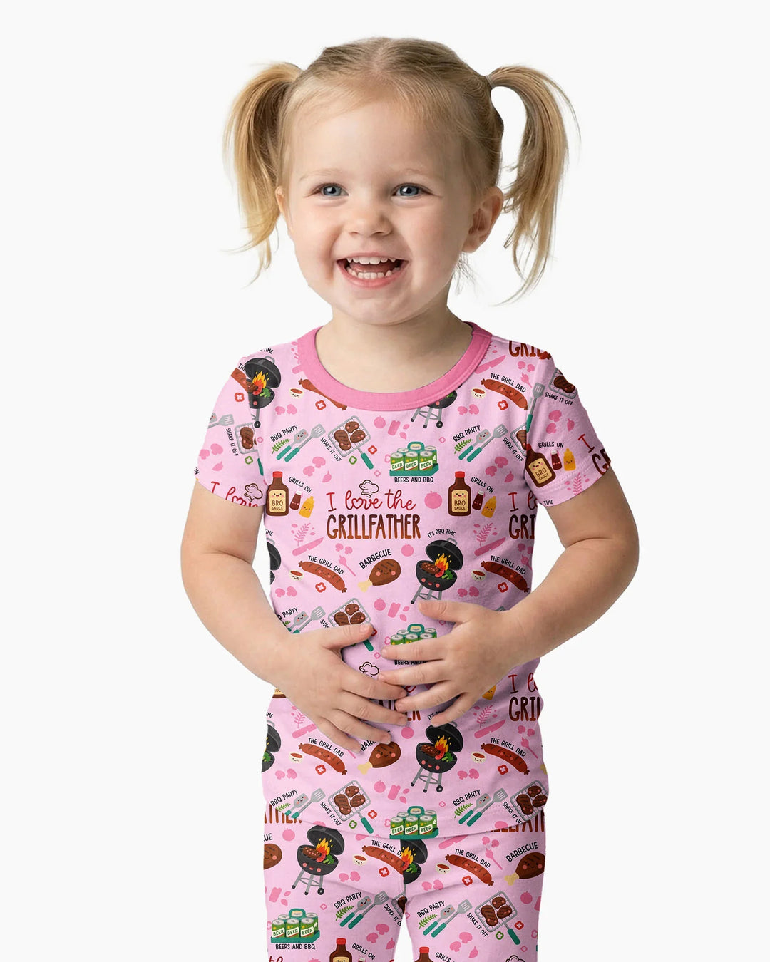 Zweiteiliges, kurzärmliges Pyjama-Set mit Marienkäfern