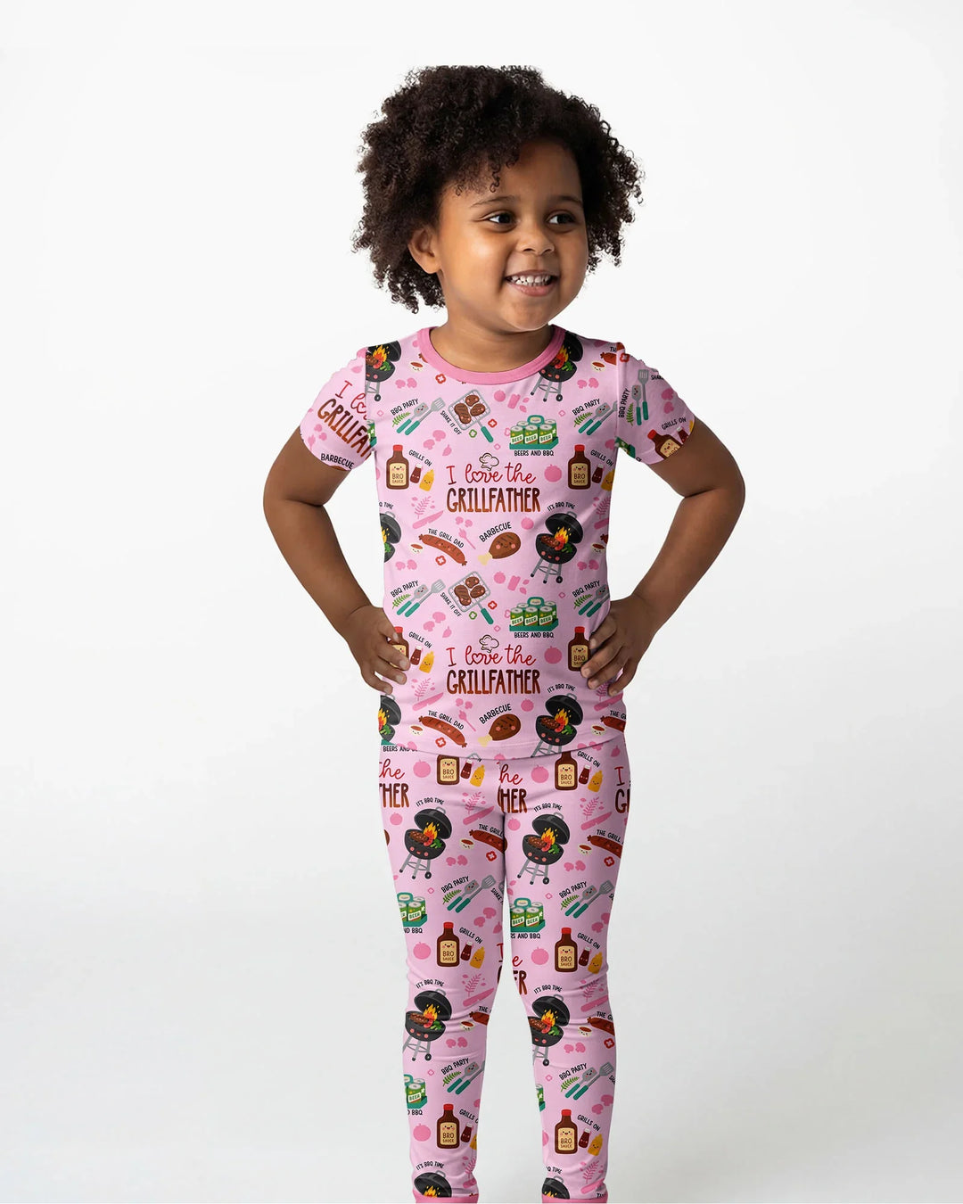 Zweiteiliges, kurzärmliges Pyjama-Set mit Marienkäfern