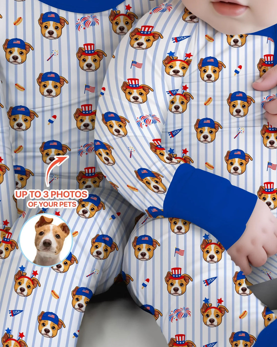 Gerippte Babykleidung mit individuellem Foto - Weich &amp; Skizzenhaft