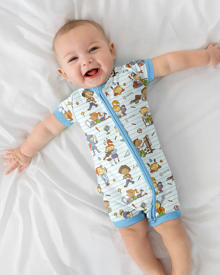 School Days Adventure Bamboo Shorty Zippy