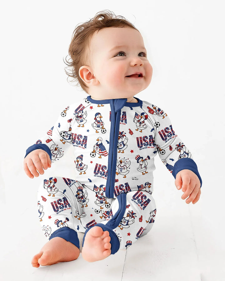 Gerippte Babykleidung mit individuellem Foto - Weich &amp; Skizzenhaft
