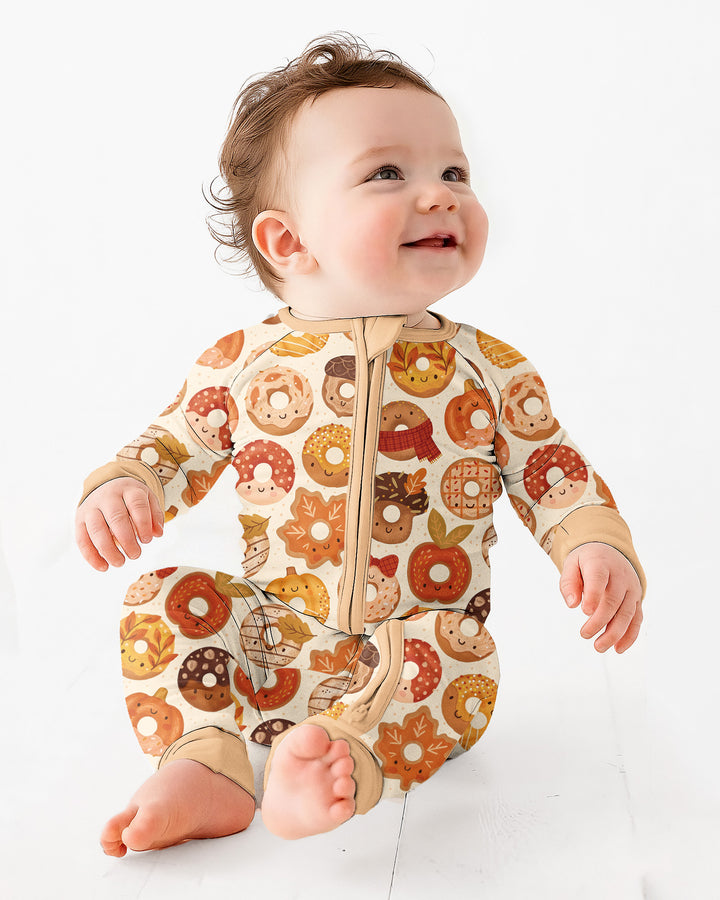 Cute Autumn Donut Bamboo Convertible Zippy