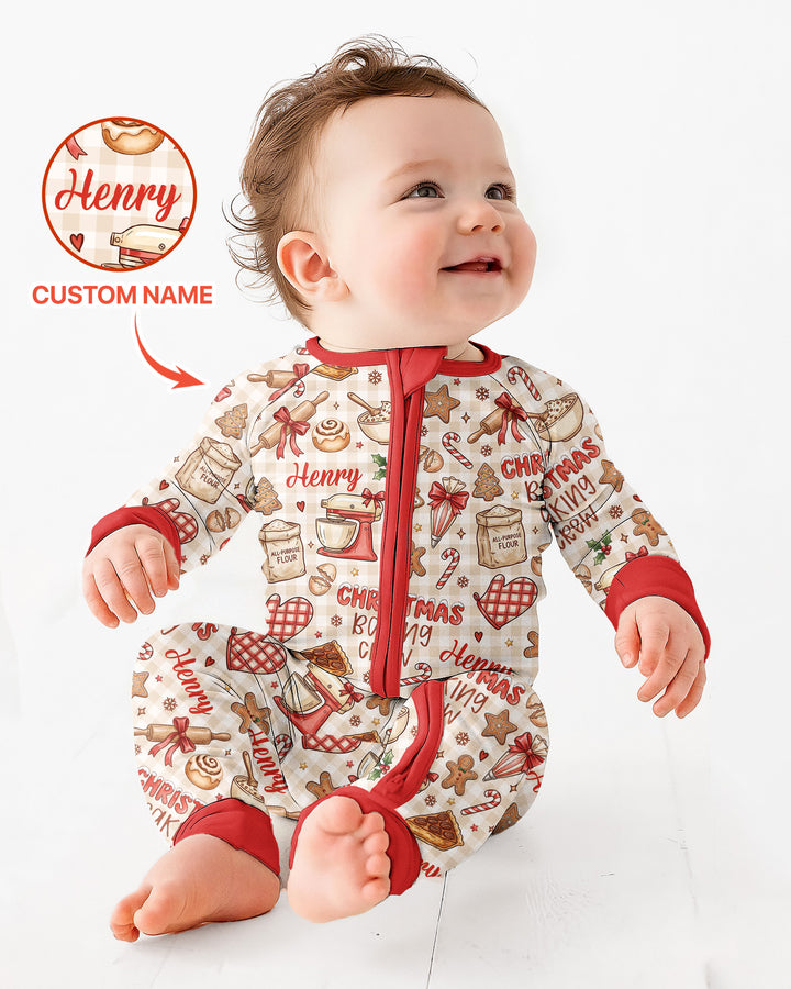 Christmas Baking Crew Bamboo Convertible Zippy