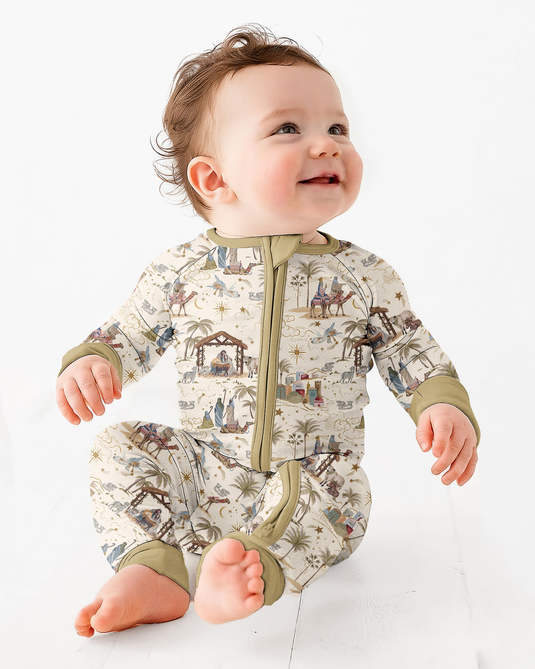Silent Night Nativity Bamboo Convertible Zippy