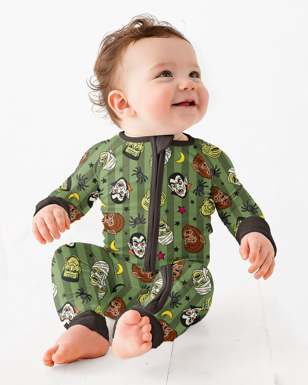 Gerippte Babykleidung mit individuellem Foto - Weich &amp; Skizzenhaft