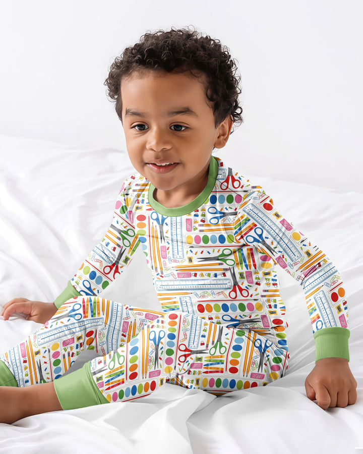 Craft Corner Bamboo Two Piece Long Sleeve Pajama Set