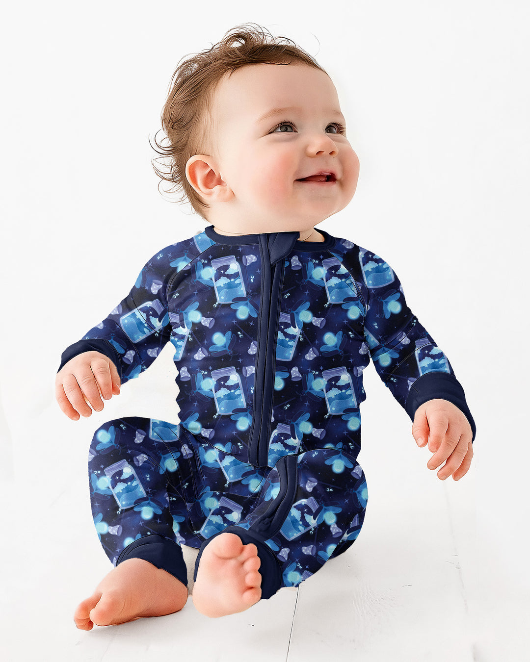 Gerippte Babykleidung mit individuellem Foto - Weich &amp; Skizzenhaft