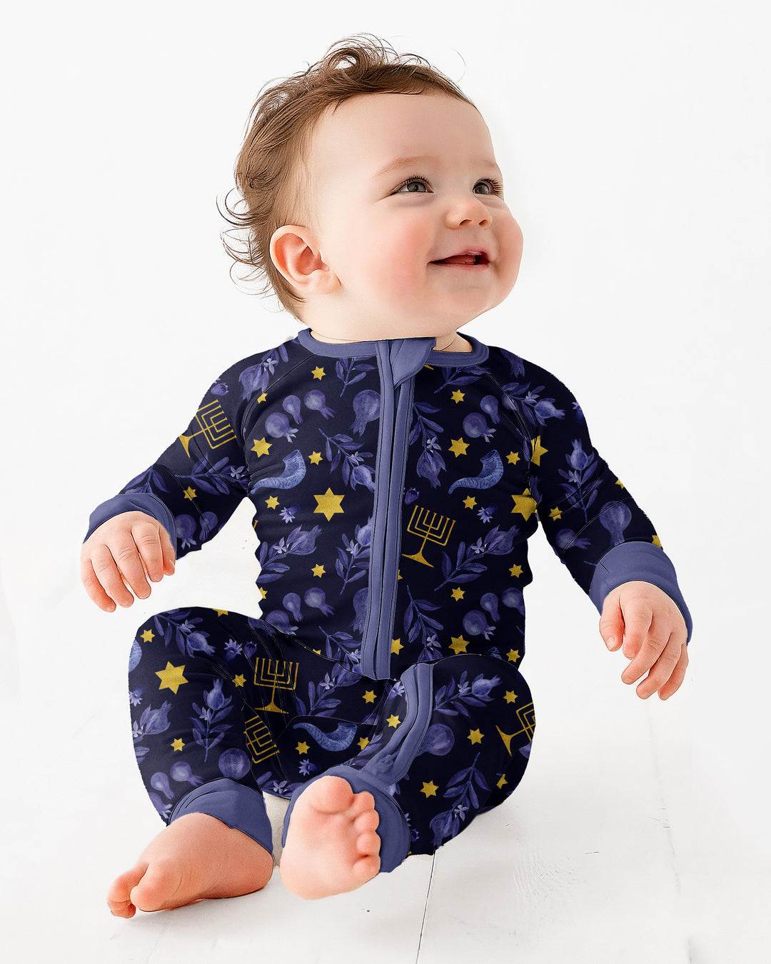 Gerippte Babykleidung mit individuellem Foto - Weich &amp; Skizzenhaft