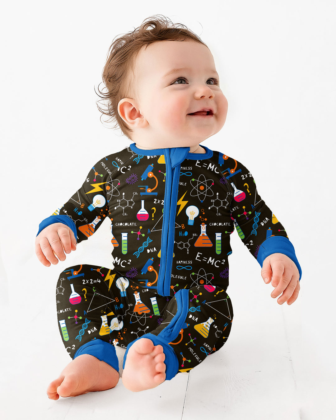 Gerippte Babykleidung mit individuellem Foto - Weich &amp; Skizzenhaft