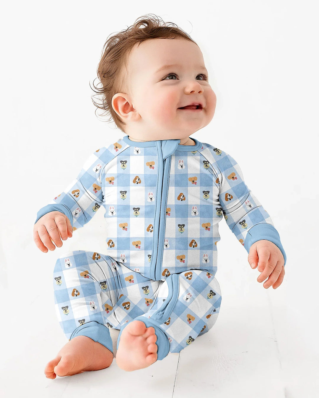 Gerippte Babykleidung mit individuellem Foto - Weich &amp; Skizzenhaft