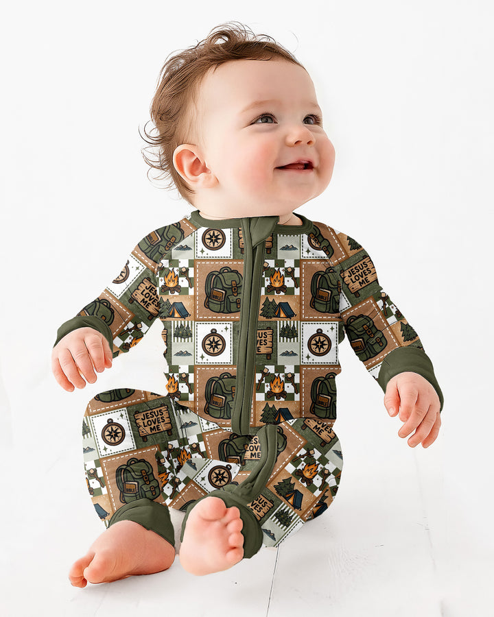 Gerippte Babykleidung mit individuellem Foto - Weich &amp; Skizzenhaft