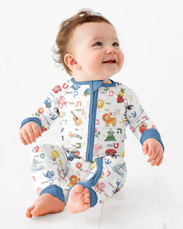 Gerippte Babykleidung mit individuellem Foto - Weich &amp; Skizzenhaft