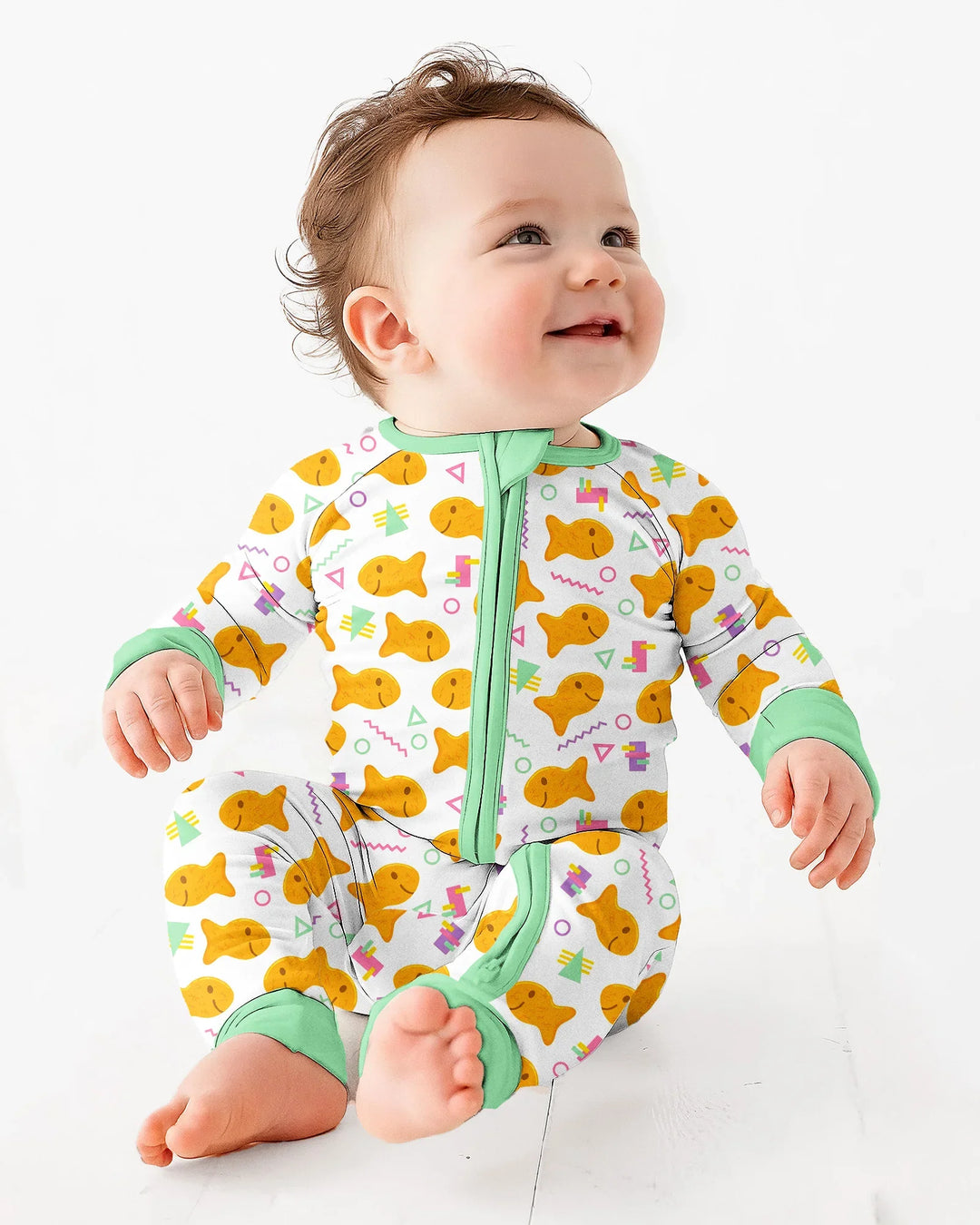 Gerippte Babykleidung mit individuellem Foto - Weich &amp; Skizzenhaft