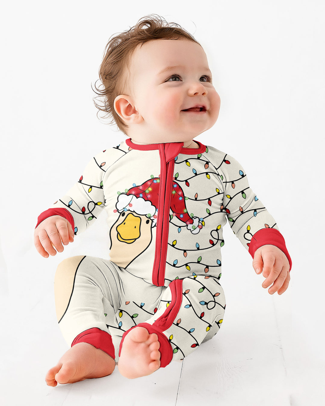 Funny Christmas Goose Bamboo Convertible Zippy