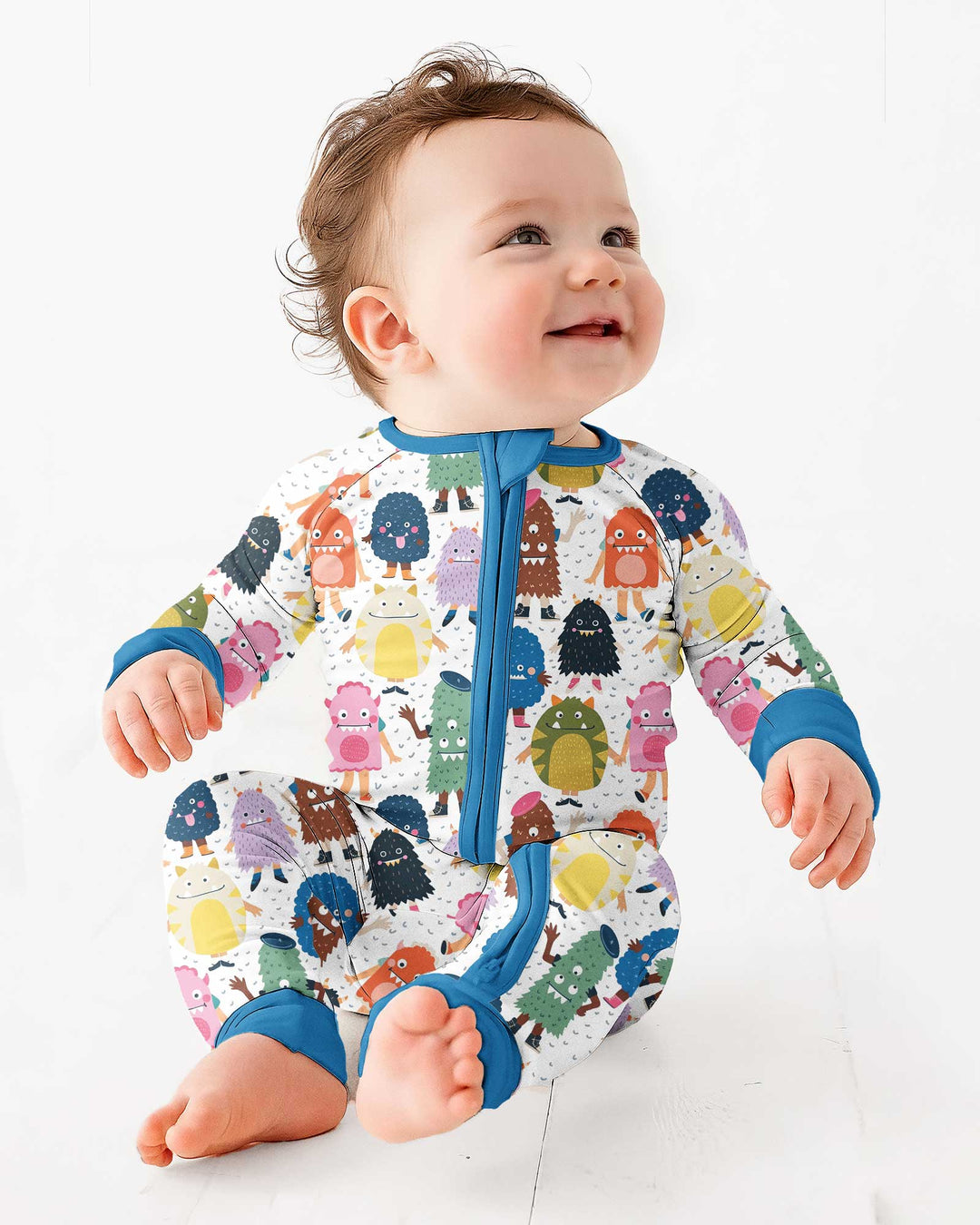 (Not So) Scary Monsters Bamboo Convertible Zippy