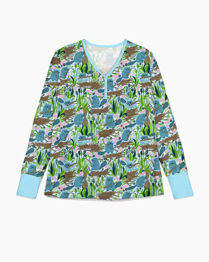 Little Dam Builders Bambus Pyjama Set für Frauen