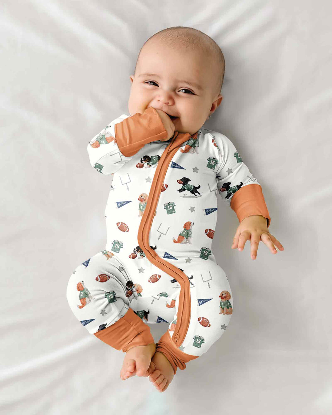 Gerippte Babykleidung mit individuellem Foto - Weich &amp; Skizzenhaft