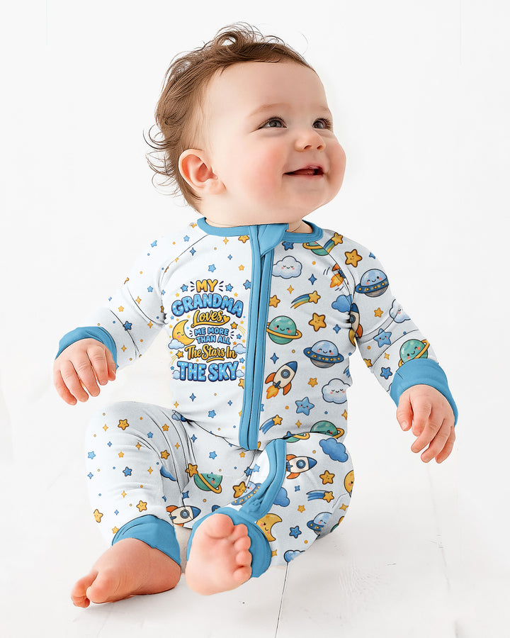My Grandma Loves Me More Than All The Stars Bamboo Convertible Zippy