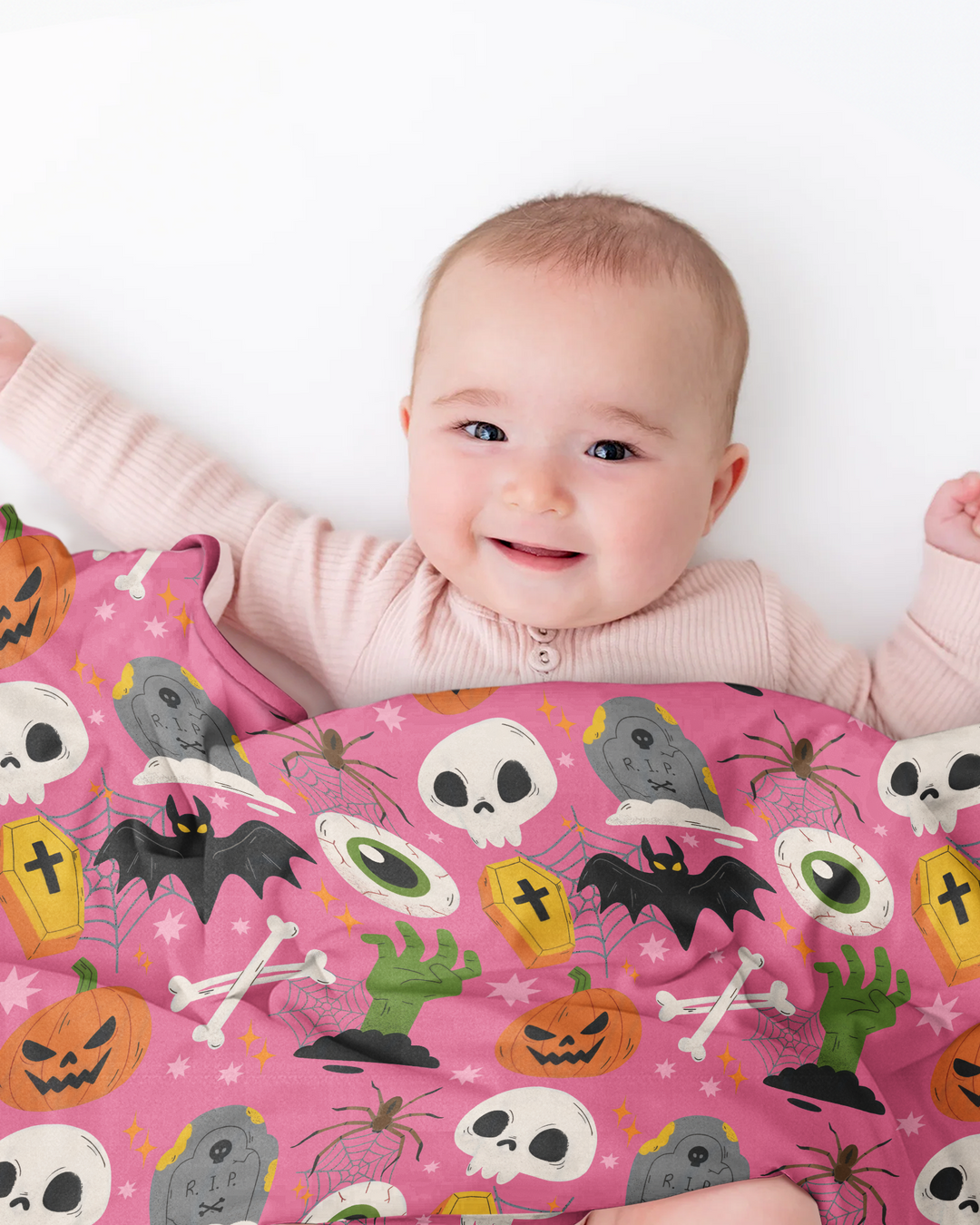 Little Monsters Bamboo Blanket