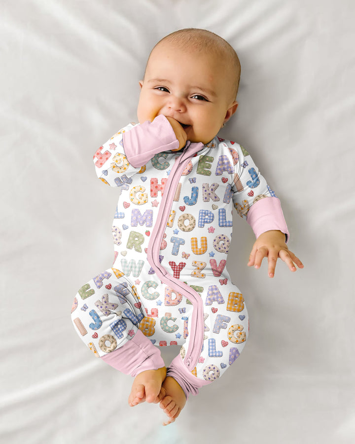 Fabric Alphabet Letters Bamboo Convertible Zippy