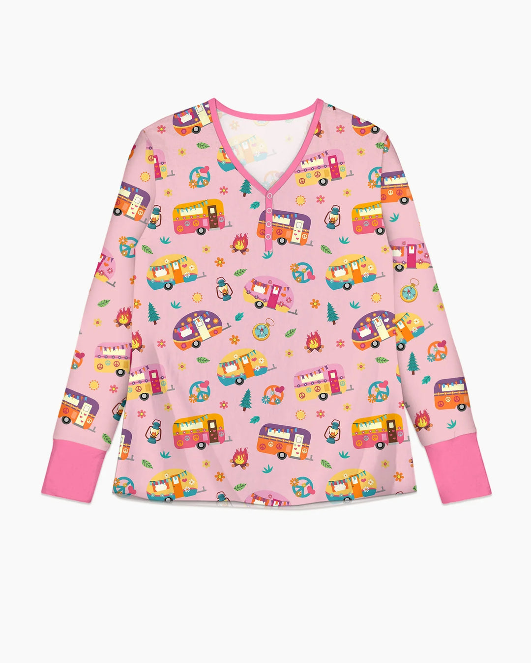 Happy Little Camper Women Pajama Set