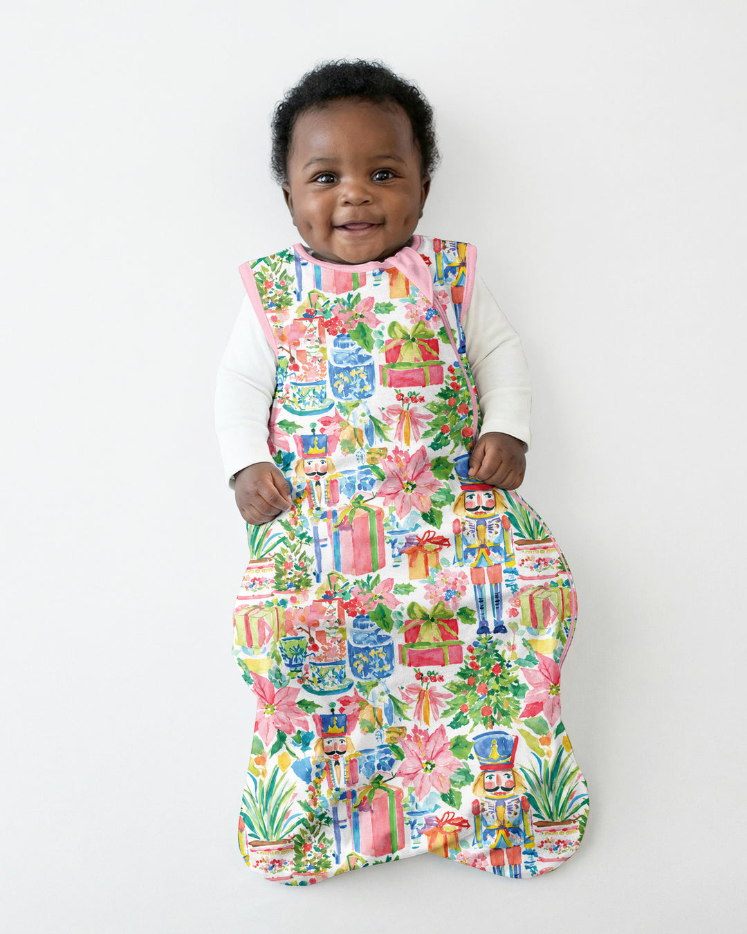 Watercolor Nutcracker Holiday Bamboo Sleep Bag