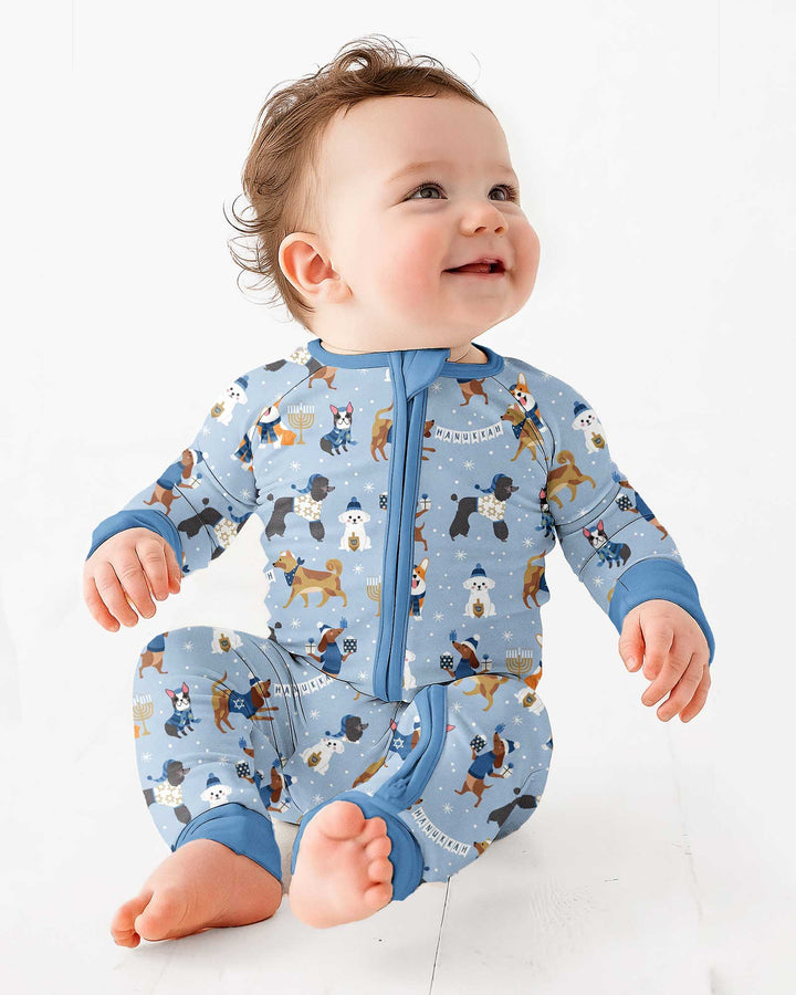 Hanukkah Dogs Bamboo Convertible Zippy