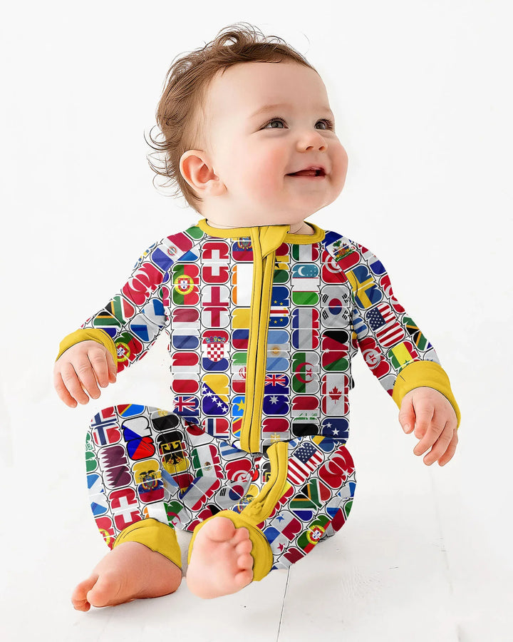 Gerippte Babykleidung mit individuellem Foto - Weich &amp; Skizzenhaft