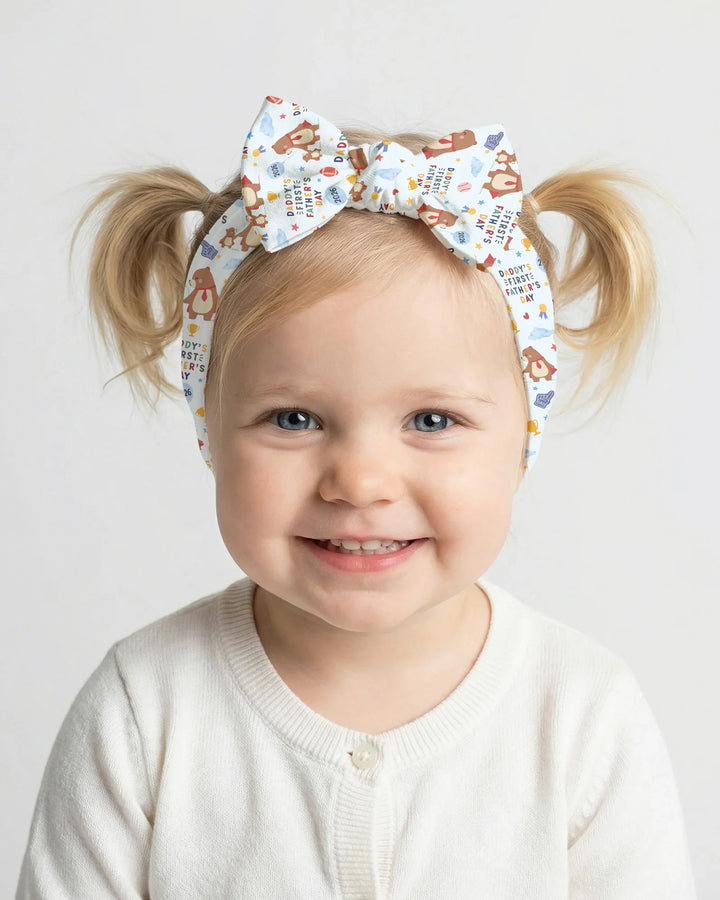First Father's Day Daddy Bear Family Matching Headband