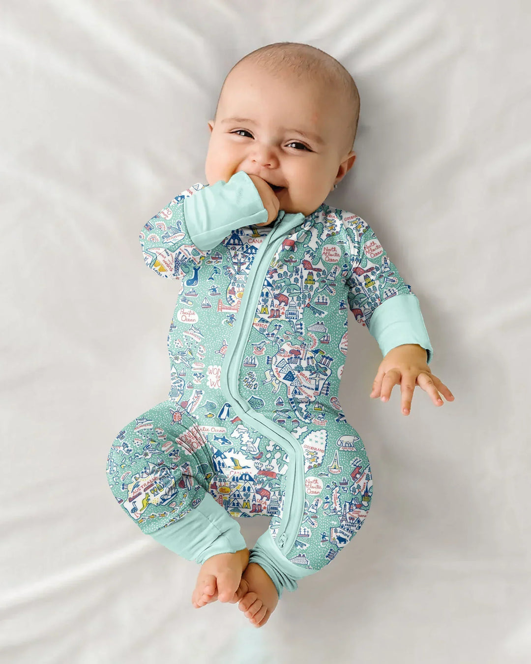 Gerippte Babykleidung mit individuellem Foto - Weich &amp; Skizzenhaft