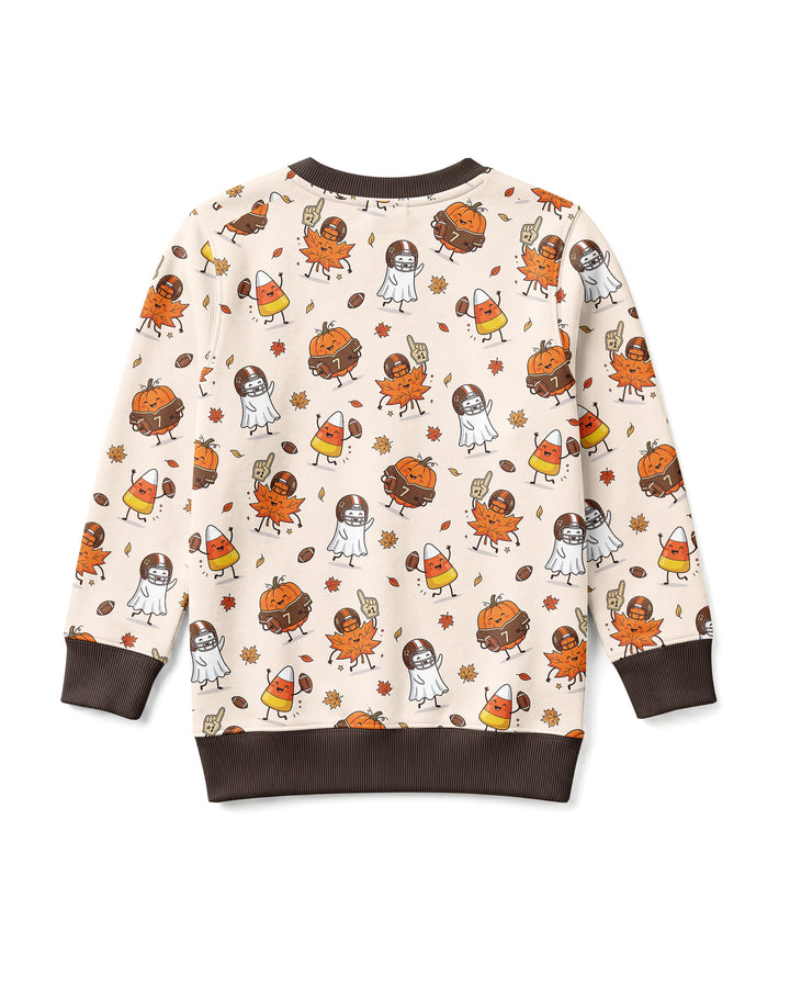 Sweatshirt mit Rundhalsausschnitt aus Bambusfaser