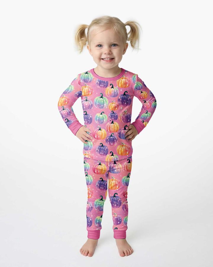 Enchanted Pumpkin Patch Bamboo Two Piece Long Sleeve Pajama Set